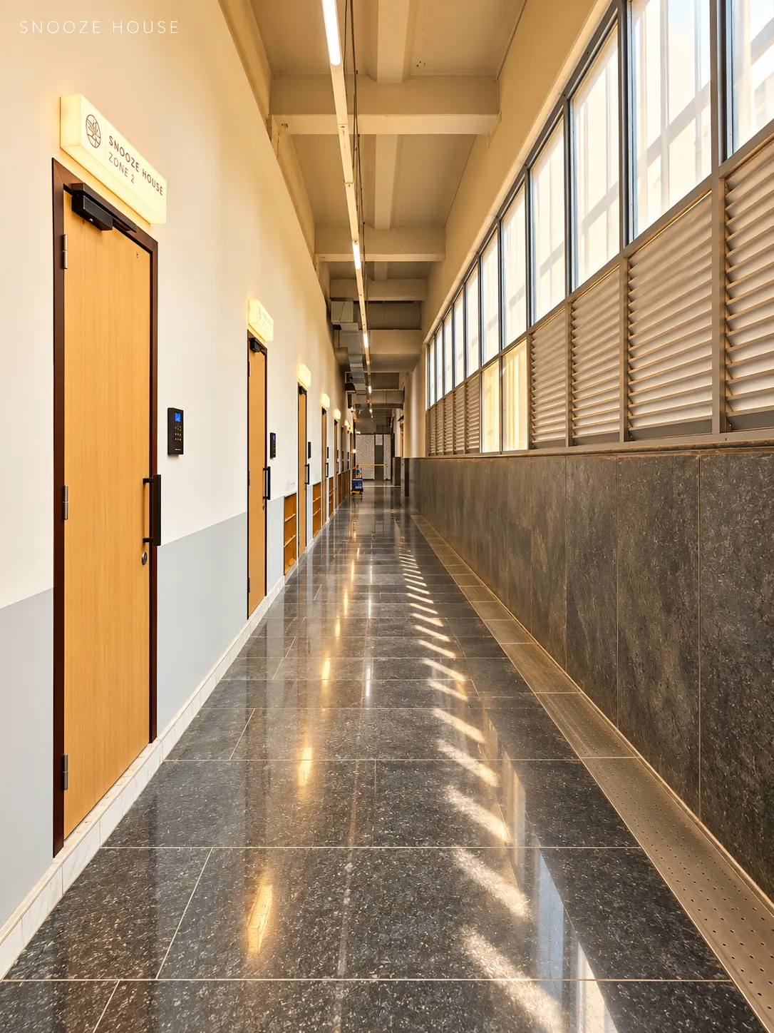 Corridor to the zones